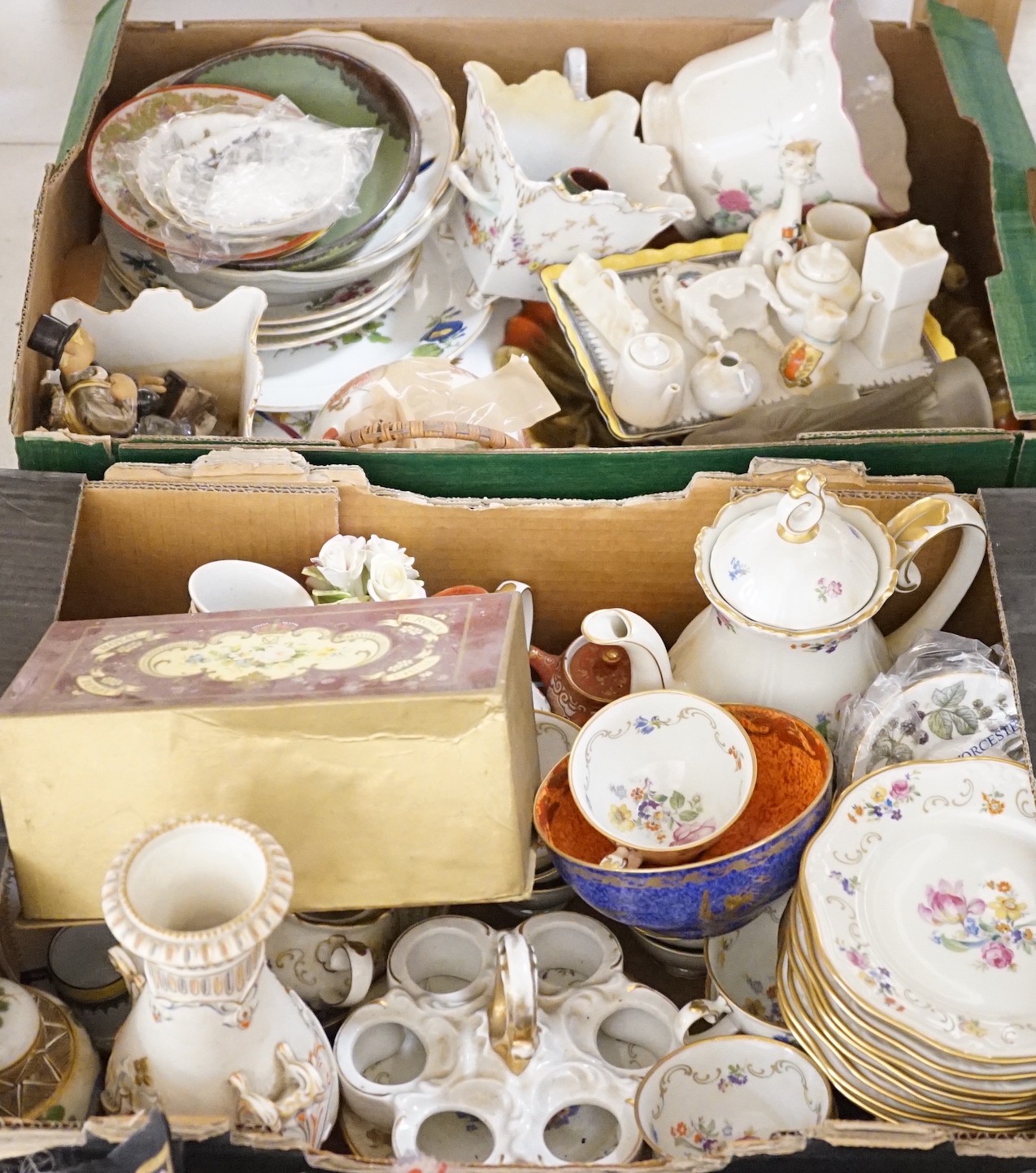 A large quantity of various ceramics